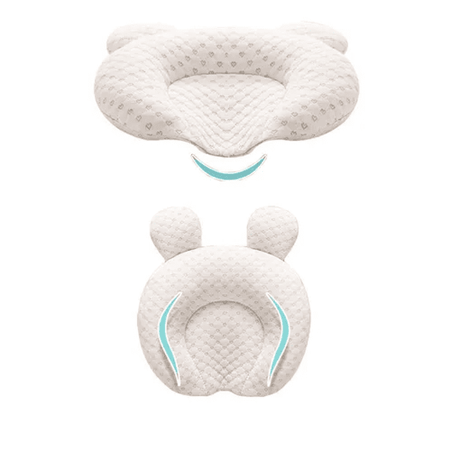 Almohada Para Bebé Recién Nacido Forma De Oso Suave Y Calida Malubero Transpirable