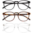 thumbnail image 1 of Gafas de bloqueo de luz azul Przene, paquete de 3 para mujeres y hombres, 1 of 6