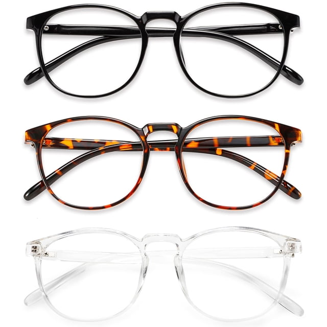 Gafas de bloqueo de luz azul Przene, paquete de 3 para mujeres y hombres