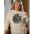 thumbnail image 2 of All American Mom Fireworks Sweatshirt Women -Image by Shutterstock, Female Medium, 2 of 4