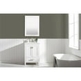 thumbnail image 2 of Valentino 24" Single Sink Bathroom Vanity in White with Porcelain integrated Countertop and Sink, 2 of 10