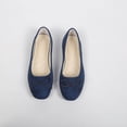 thumbnail image 5 of Wensltd Wide Width Casual Shoes for Women Bowknot Suede Spring Autumn Walking Shoes for Daily, 5 of 6