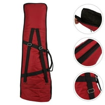 BESTOYARD 1Pcs Waterproof Instrument Storage Bag for Trombone in Red Color