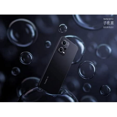 Xiaomi Redmi Note 12 Pro 5G + 4G (256GB + 8GB) Factory Unlocked 6.67" 50MP Triple Camera (Only Tmobile/Metro/Mint USA Market) (Midnight Black)