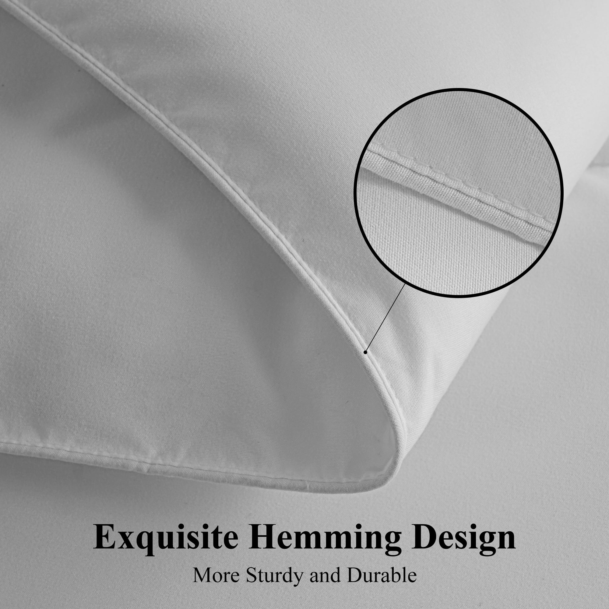 EMONIA Luxury 300GSM Comforter Duvet Insert,Quilted Comforters King Size w 8 Tabs, Soft Down Alternative Bedding Blanket, Hotel Cooling Comforters All Season Duvet (Light Gray, King 90 x 102Inches)