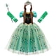 thumbnail image 2 of Disfraz Niña Anna Vestido para Niña Cosplay Princesa Reina de la Nieve Disfraz Niños Halloween Ropa Niños Cumpleaños Carnaval Fiesta de disfraces Fivean unisex, 2 of 2