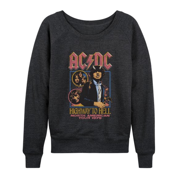 AC/DC - Highway Tour - Women's French Terry Long Sleeve Pullover