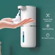 Automatic Soap Dispenser,Foaming Soap Dispenser Touchless 380ml ,Rechargeable Hand Free Automatic Foam Liquid Soap Dispenser for Bathroom or Kitchen