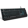 thumbnail image 1 of Teclado Motospeed CK95, 104 teclas, teclado mecánico para juegos por cable, interruptores mecánicos azules, 9 tipos de efectos de luz LED azul, tapa de llave ABS MOTOSPEED Teclado, 1 of 7
