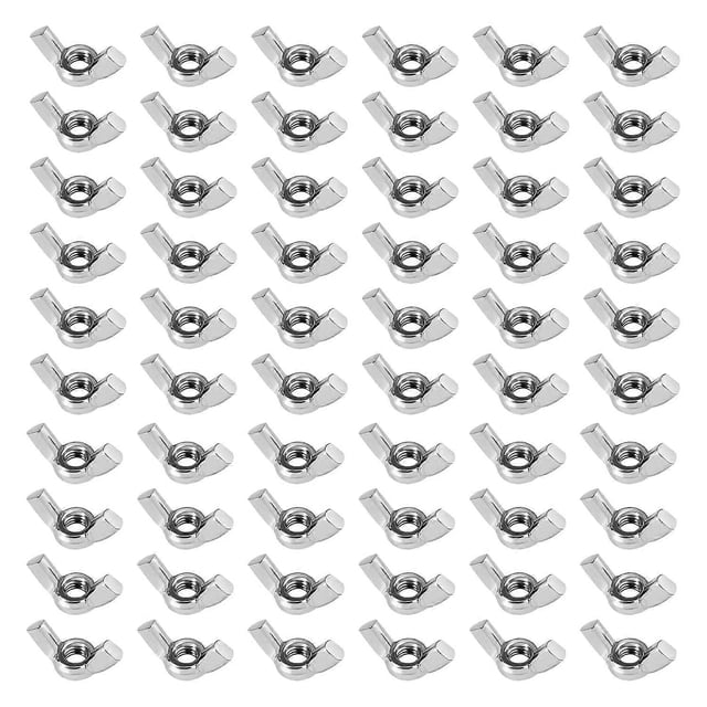 M6 Wing Nut Wing Nuts Metric Female Stainless Steel Wing Nut for DIY Fasteners 80 Pieces