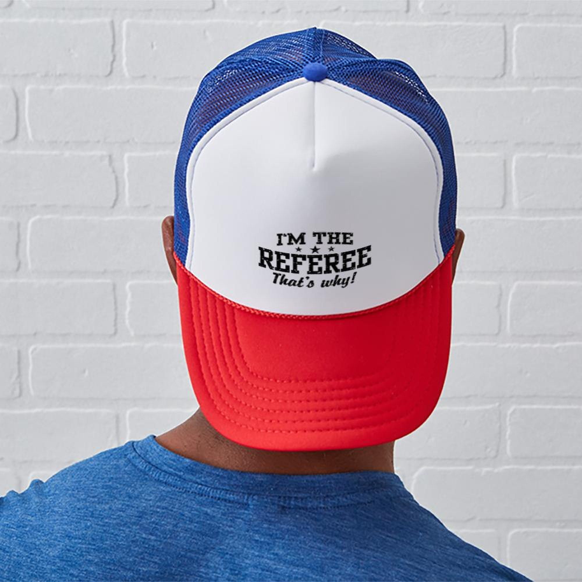 CafePress - I'm The Referee That's Why - Adjustable Unisex Printed Trucker Hat with Mesh Back