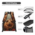 thumbnail image 4 of Yiaed Rose Cute Guinea Pig Print School Backpack College Backpack Daypacks for Students High School Spacious and Durable Daypack for Work and Travel-One Size, 4 of 6