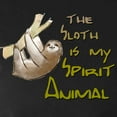 thumbnail image 3 of CafePress - The Sloth Is My Spirit Animal Long Sleeve T Shirt - Women's Long Sleeve Graphic Tee Casual Fit, 3 of 4