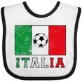 thumbnail image 3 of Inktastic Italian Soccer Boys or Girls Baby Bib, 3 of 4