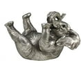 thumbnail image 4 of Comfy Hour Wildlife Collection Resin 5" Silvery Elephant Wine Rack Bottle Holder, 4 of 4