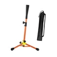 thumbnail image 2 of Colaxi T-Shirt de Baseball T-Shirt de Frappe Support Stable Équipement avec Sac de Rangement Trépied Support d'Entraînement pour Softball Exercice Extérieur Orange, 2 of 8