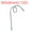 Silver Tone, variant on Uxcell 19.7" Metal Gooseneck M10/M8 Thread Metal Hose Flexible Arm Gooseneck Tube Extension for Lamp Phone Holder DIY