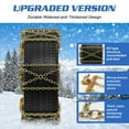 Docred 6 Packs Car Tire Chain,Car Snow Chains,Universal Anti Slip for