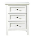 thumbnail image 4 of Modus Table de Chevet Parangon 3 Tiroirs en Blanc - Bois d'Ingénierie, 4 of 4