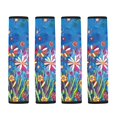 thumbnail image 5 of Chririnla Car Seat Belt Pads Durable Seat Belt Shoulder Pad Polyester Waterproof, Suitable for Truck Auto, Floral Pattern, 5 of 8