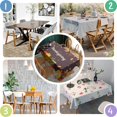 thumbnail image 4 of Thanksgiving Day Table Cover Wrinkle Resistant Washable Tablecolths Table Covers Welcome Thanksgiving Pumpkin Harvest Tablecloth for Halloween Party Decoration Rectangle,60x84inch, 4 of 5
