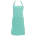 thumbnail image 1 of DII Nœud Réglable & Cravates avec Poche avant, 32x28 Tablier Chino Chef Collection, Aqua, 1 of 8