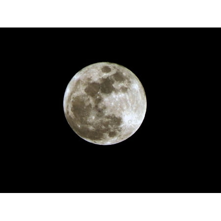 LAMINATED POSTER Sphere Night Black Dark Moon Full Full Moon Poster Print 24 x 36