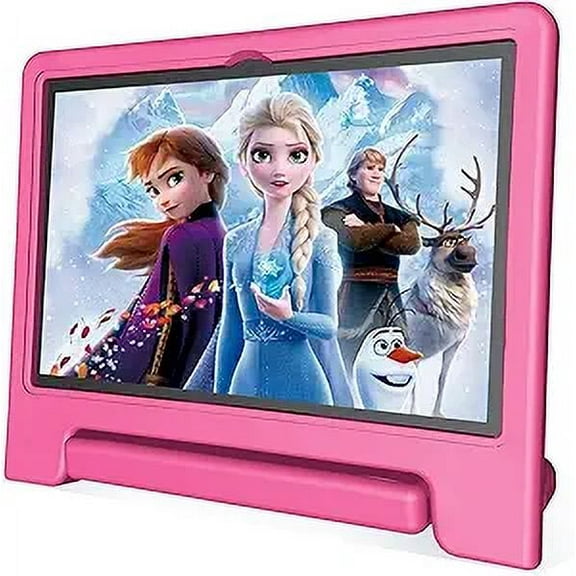 Easyonlife Kids Tablet 10.1" 64GB Android 14 Tablet for Kids Ages 3-12 with WiFi, Google Kids Space Parental Control APP Children Tablets with Case Pink