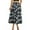 Multicolor, variant on Njagoc3 Womens High-Waisted Bold Floral Print Midi Skirt with Flowy Silhouette for Summer Casual Vacations & Garden Parties