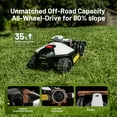 thumbnail image 4 of Mammotion LUBA Mini AWD 800H Robot Lawn Mower, Reception 0.2 Acre, Max 0.25 Acre Coverage,All-Wheel Drive 80% Slope, UltraSense AI Vision & App Control, With 4G,Adjustable Cut Height 2.2"-4.0", 4 of 10