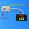 thumbnail image 5 of Hall Ammeter Voltmeter DC 0-300V 200A Battery Monitor LED Digital Current Voltage Meter 12V 24V 36V, 5 of 5