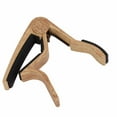 thumbnail image 4 of Guitar Capo, Firm Locking Quick Release Capos Accessory Portable With 5Pcs Pick For Playing Dark Wood Colour,Light Wood Colour,Black, 4 of 8