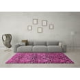 thumbnail image 3 of Ahgly Company Indoor Rectangle Abstract Pink Modern Area Rugs, 2' x 3', 3 of 4