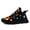 FN003-25009108-1b, variant on Women's Wide Fit Lightweight Sneakers with Star Print - Wide Platform Low-Top Breathable Fabric Shoes, Colorful Star Patterns Tennis Shoes (Multicolor) for Running, Walking, Casual Wear