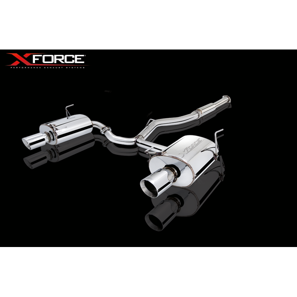 XForce ESSW20CBS Stainless Steel 3" High Flow CatBack Exhaust System