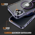 thumbnail image 5 of Dteck for iPhone 16 Plus Case, Compatible with MagSafe, Anti-Yellowing Military-Grade Protection Shockproof Slim Magnetic Phone Sleeve for iPhone 16 Plus,Purple, 5 of 6
