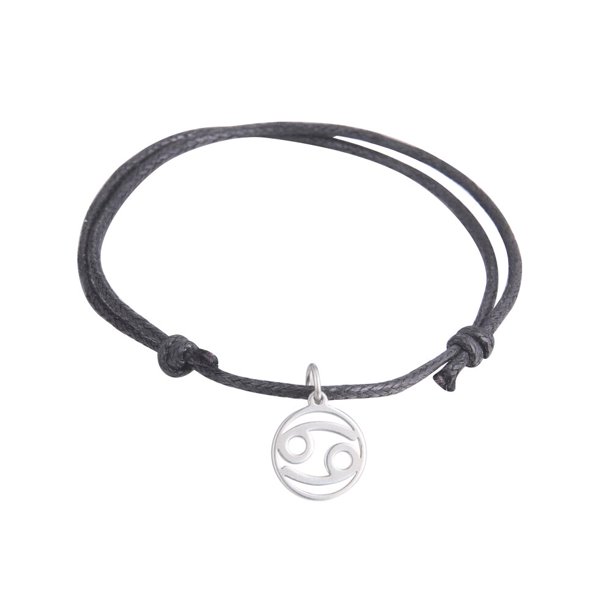 Skyrim Zodiac Korea Wax Cord Bracelet For Lovers Women Men Constellation Leo Taurus Virgo Couple Bracelets Mother's Day GiftRed Cord Gao Jinjia LED