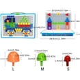 thumbnail image 4 of 296/352/592pcs 3D Puzzle Game Puzzle Board Gift Creative Educational Toy DIY Handmade Toy Mushroom Nail Plastic Bead Creative Toy, 4 of 4
