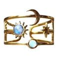 thumbnail image 1 of Anillo celestial con sol, luna y anillo, joya de ópalo dorado, anillo con cuerpo celeste, regalo de cumpleaños para mujer, 1 of 7