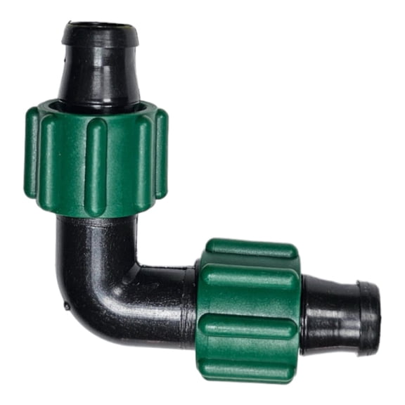 ( 5pcs pack) USA MADE - Irritec Tape Loc Elbow for 5/8" Drip Tape | A1-TE55 | Drip Irrigation Fittings | Long-term Leak-Free Connection