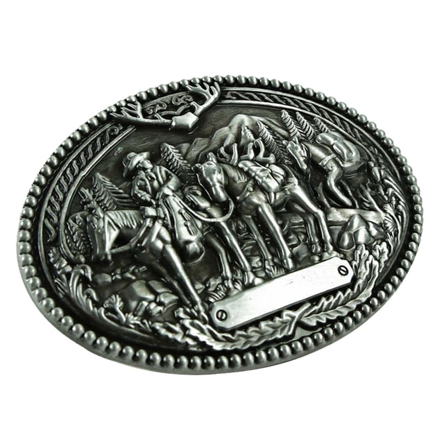 Hebilla de Cinturón para Hombres Adecuado para 1,4 '' - 1.5 '' Cinturones Anchos - Plata Sunnimix Hebilla de cinturón