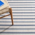 thumbnail image 6 of Dash & Albert Nimes Ticking Machine Washable Rug, 5' x 8', Neutral, 6 of 7
