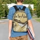 thumbnail image 4 of Easygdp We Live for Adventure Mochila Ligera de 15 Pulgadas para Estudiantes, Mochila Cómoda para la Escuela y Viajes, Correas Ajustables, 4 of 6