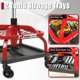 thumbnail image 4 of Taburete rodante de taller FreekyFit con respaldo, capacidad de 150 kg, 4 of 9