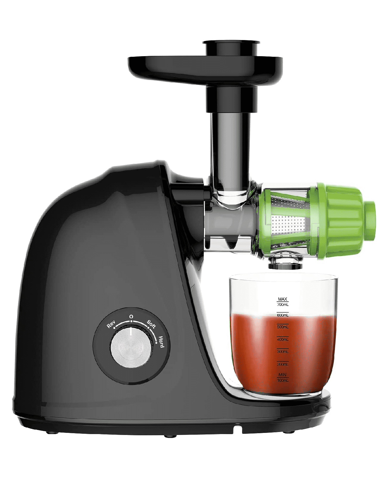 Cold Press Slow Masticating Juicer for Fruits and Vegetables (Black