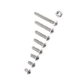 thumbnail image 1 of A2 Stainless Steel Hex Socket Screws Bolt with Hex Nuts Assortment Fixing Component Fastener for Home and Office, 1 of 7