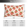 thumbnail image 2 of Salouo Hand Drawn Strawberry Pattern Pillow Cases,1PC Pillow Covers with Envelope Closure Decorative Pillow Case for Bed Couch,Pillows Not Included-20"x30", 2 of 6