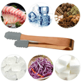 thumbnail image 4 of Lojalitet Pinzas para Hielo de Acero Inoxidable con Dientes de Sierra para Cubitos de Hielo, Cubitos de azúcar, Barra de café, Servicio de Alimentos, 4 of 5