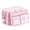 Pink, variant on Big Capacity Pencil Case with 3 Compartments, Large Pencil Pouch Pen Bag Organizer for Office Essentials,Purple
