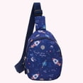 thumbnail image 4 of Bolso Pecho para Bolso Bandolera Informal Mochilas Lindas para (azul Oscuro), 4 of 5